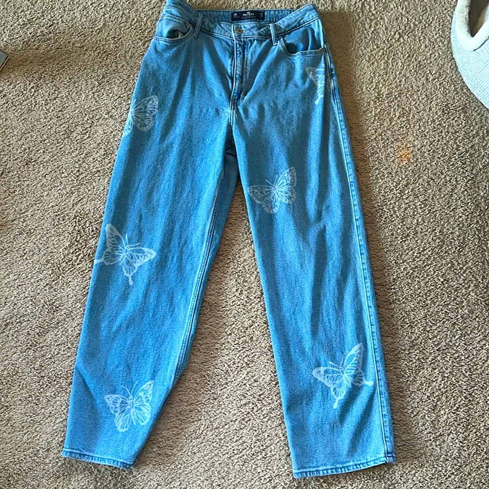 Hollister jeans ; Ultra High-rise dad jeans ; 13R ; w31 L31 ; hardly used